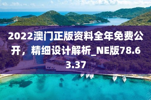 2022澳門正版資料全年免費公開，精細設計解析_NE版78.63.37