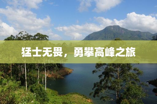 猛士無畏，勇攀高峰之旅