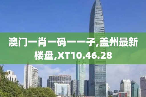 澳門一肖一碼一一子,蓋州最新樓盤,XT10.46.28