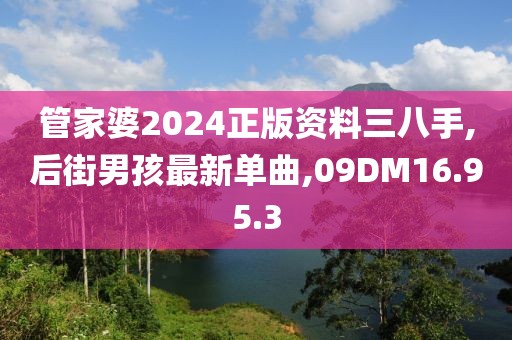 管家婆2024正版資料三八手,后街男孩最新單曲,09DM16.95.3