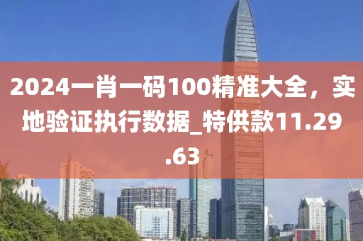 2024一肖一碼100精準(zhǔn)大全，實(shí)地驗(yàn)證執(zhí)行數(shù)據(jù)_特供款11.29.63