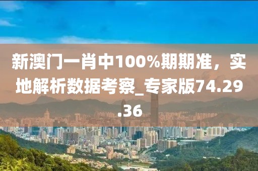 新澳門一肖中100%期期準(zhǔn)，實(shí)地解析數(shù)據(jù)考察_專家版74.29.36