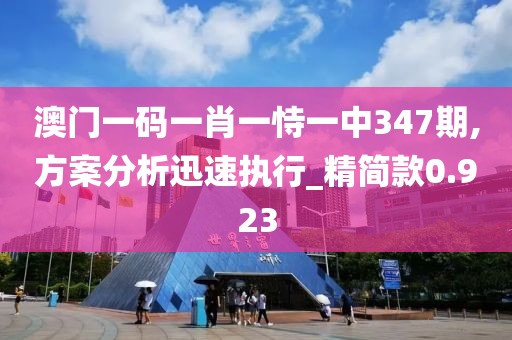 澳門一碼一肖一恃一中347期,方案分析迅速執(zhí)行_精簡款0.923