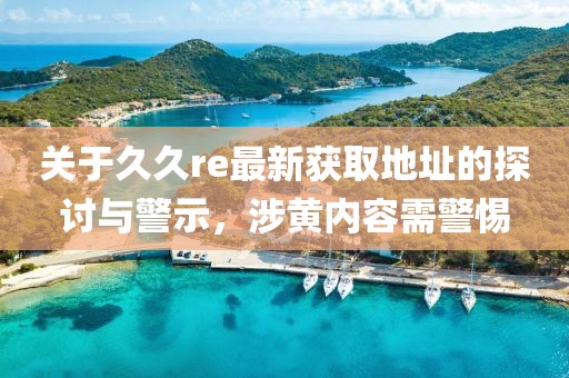 關于久久re最新獲取地址的探討與警示，涉黃內(nèi)容需警惕