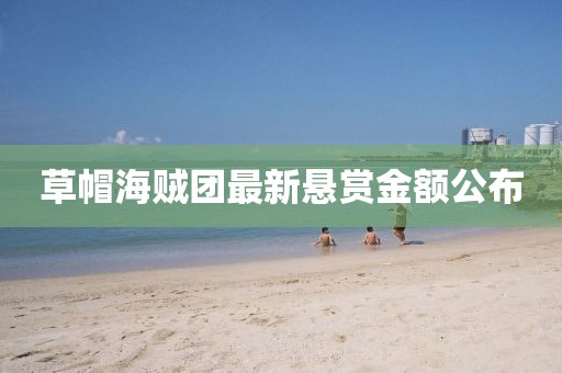 草帽海賊團最新懸賞金額公布