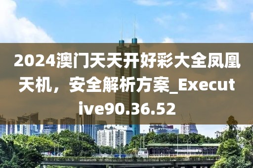 2024澳門天天開好彩大全鳳凰天機，安全解析方案_Executive90.36.52