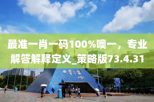 最準(zhǔn)一肖一碼100%噢一，專業(yè)解答解釋定義_策略版73.4.31