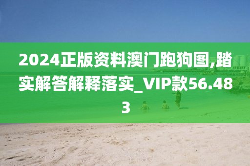 2024正版資料澳門跑狗圖,踏實(shí)解答解釋落實(shí)_VIP款56.483