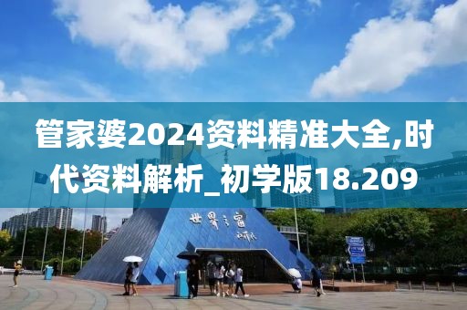 管家婆2024資料精準大全,時代資料解析_初學版18.209