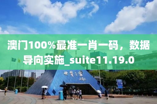 澳門(mén)100%最準(zhǔn)一肖一碼，數(shù)據(jù)導(dǎo)向?qū)嵤suite11.19.0