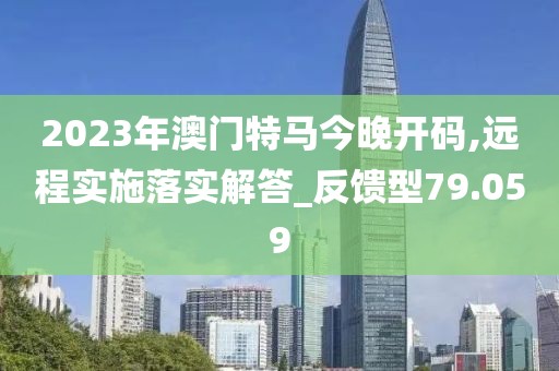 2023年澳門特馬今晚開碼,遠(yuǎn)程實(shí)施落實(shí)解答_反饋型79.059