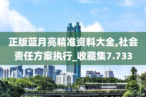 正版藍(lán)月亮精準(zhǔn)資料大全,社會責(zé)任方案執(zhí)行_收藏集7.733