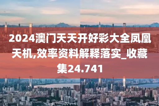 2024澳門天天開好彩大全鳳凰天機,效率資料解釋落實_收藏集24.741