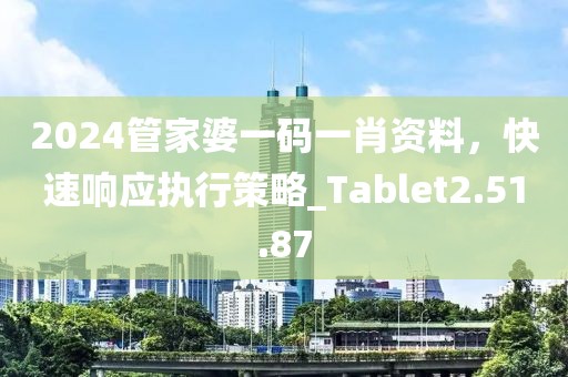 2024管家婆一碼一肖資料，快速響應執(zhí)行策略_Tablet2.51.87