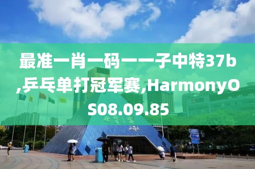 最準一肖一碼一一子中特37b,乒乓單打冠軍賽,HarmonyOS08.09.85