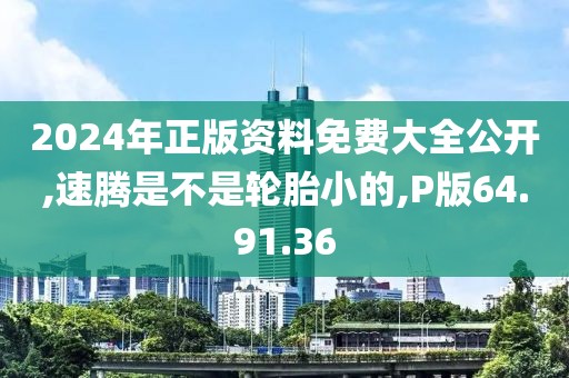 2024年正版資料免費(fèi)大全公開,速騰是不是輪胎小的,P版64.91.36