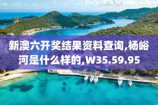 新澳六開獎結(jié)果資料查詢,楊峪河是什么樣的,W35.59.95