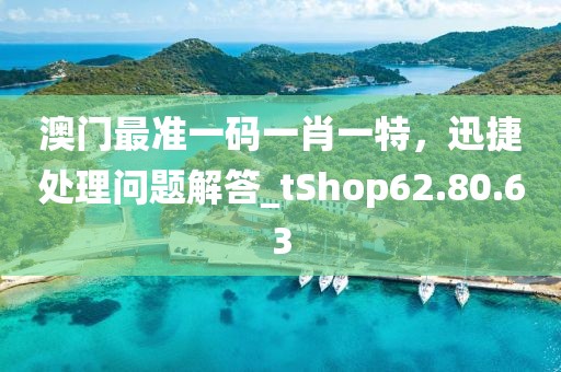 澳門最準(zhǔn)一碼一肖一特，迅捷處理問題解答_tShop62.80.63