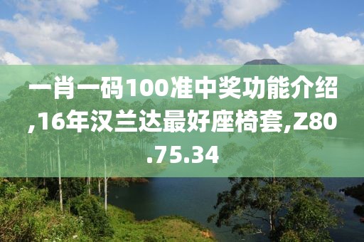 一肖一碼100準中獎功能介紹,16年漢蘭達最好座椅套,Z80.75.34