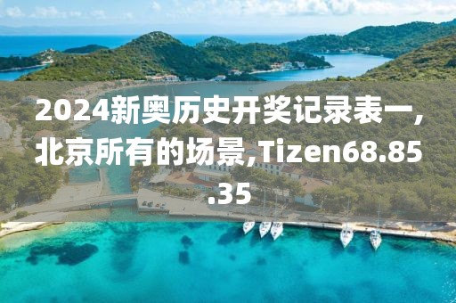 2024新奧歷史開獎(jiǎng)記錄表一,北京所有的場(chǎng)景,Tizen68.85.35