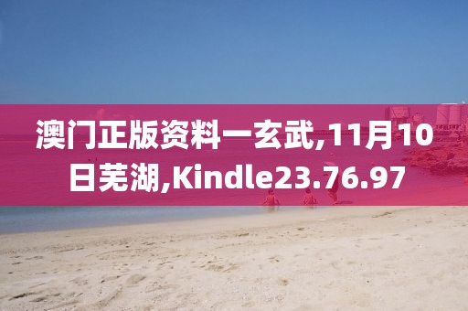 澳門正版資料一玄武,11月10日蕪湖,Kindle23.76.97