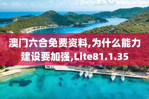 澳門六合免費資料,為什么能力建設要加強,Lite81.1.35