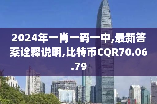 2024年一肖一碼一中,最新答案詮釋說明,比特幣CQR70.06.79