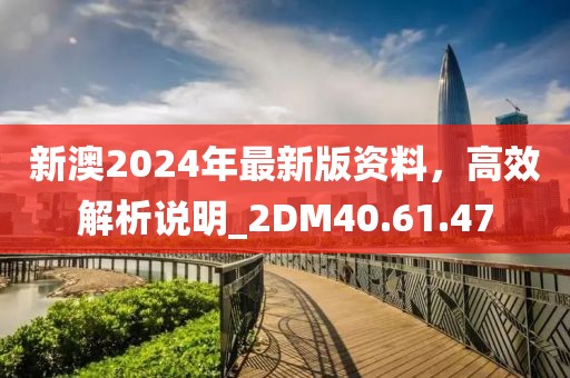 新澳2024年最新版資料，高效解析說明_2DM40.61.47