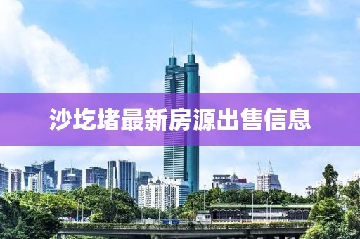 沙圪堵最新房源出售信息