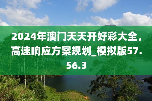 2024年澳門天天開好彩大全，高速響應(yīng)方案規(guī)劃_模擬版57.56.3