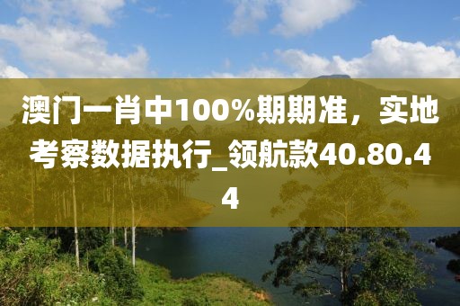 澳門一肖中100%期期準(zhǔn)，實(shí)地考察數(shù)據(jù)執(zhí)行_領(lǐng)航款40.80.44