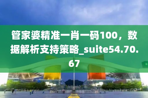 管家婆精準(zhǔn)一肖一碼100，數(shù)據(jù)解析支持策略_suite54.70.67