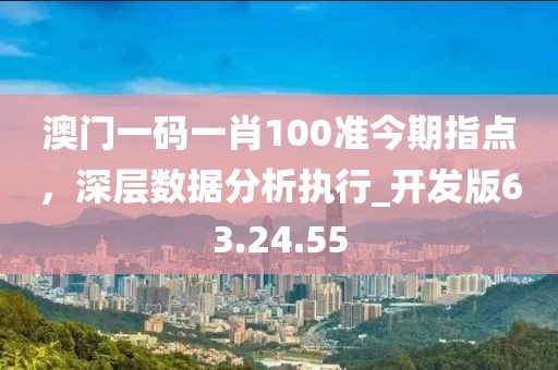 澳門一碼一肖100準今期指點，深層數(shù)據(jù)分析執(zhí)行_開發(fā)版63.24.55