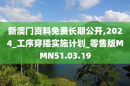 新澳門資料免費長期公開,2024_工序穿插實施計劃_零售版MMN51.03.19