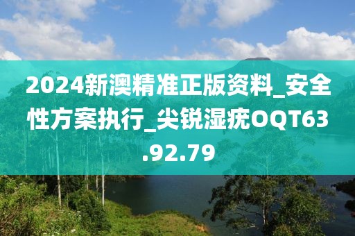 2024新澳精準(zhǔn)正版資料_安全性方案執(zhí)行_尖銳濕疣OQT63.92.79