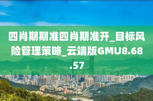 四肖期期準四肖期準開_目標風險管理策略_云端版GMU8.68.57