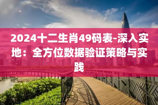 2024十二生肖49碼表-深入實(shí)地：全方位數(shù)據(jù)驗證策略與實(shí)踐