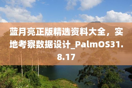 藍(lán)月亮正版精選資料大全，實地考察數(shù)據(jù)設(shè)計_PalmOS31.8.17