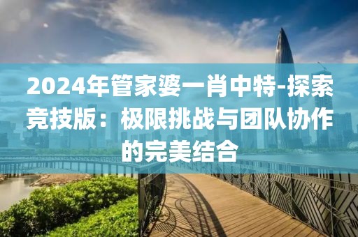 2024年管家婆一肖中特-探索競技版：極限挑戰(zhàn)與團隊協(xié)作的完美結(jié)合