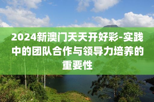 2024新澳門天天開好彩-實踐中的團隊合作與領(lǐng)導(dǎo)力培養(yǎng)的重要性