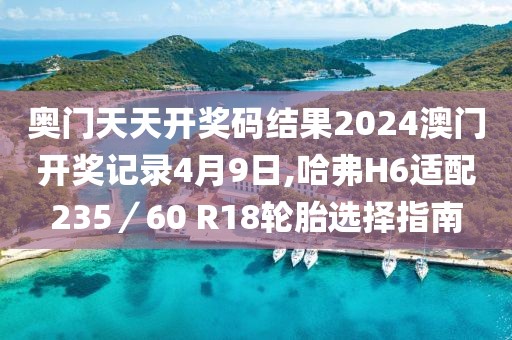 奧門天天開獎(jiǎng)碼結(jié)果2024澳門開獎(jiǎng)記錄4月9日,哈弗H6適配235／60 R18輪胎選擇指南