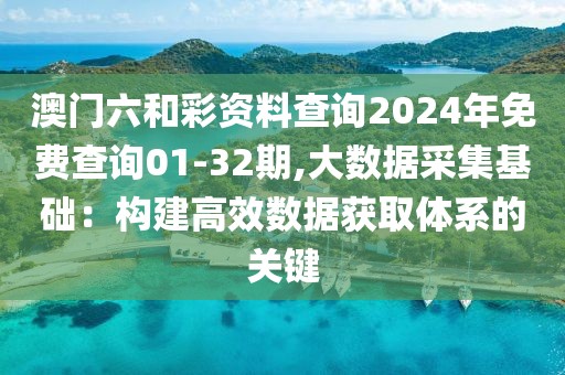 澳門六和彩資料查詢2024年免費(fèi)查詢01-32期,大數(shù)據(jù)采集基礎(chǔ)：構(gòu)建高效數(shù)據(jù)獲取體系的關(guān)鍵