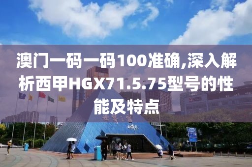 澳門一碼一碼100準確,深入解析西甲HGX71.5.75型號的性能及特點