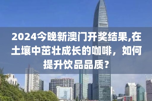 2024今晚新澳門開獎(jiǎng)結(jié)果,在土壤中茁壯成長(zhǎng)的咖啡，如何提升飲品品質(zhì)？