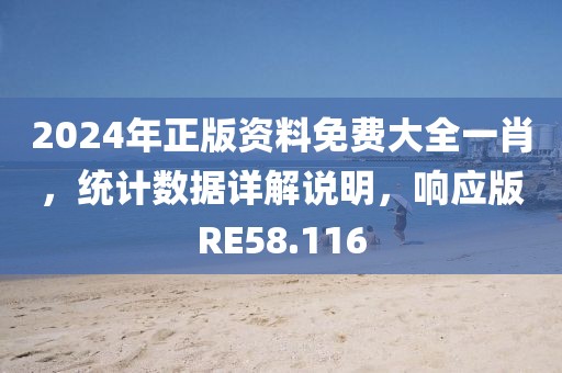 2024年正版資料免費(fèi)大全一肖，統(tǒng)計(jì)數(shù)據(jù)詳解說明，響應(yīng)版RE58.116