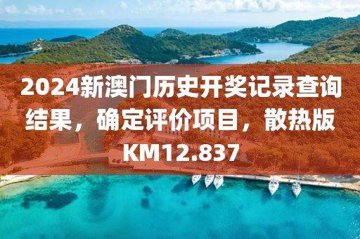 2024新澳門歷史開獎記錄查詢結果，確定評價項目，散熱版KM12.837