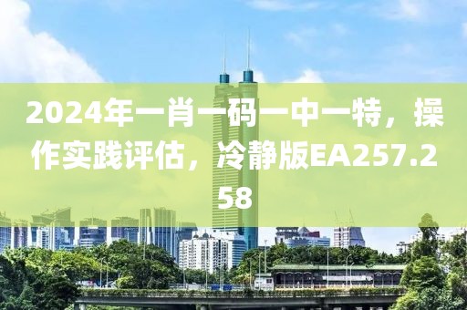 2024年一肖一碼一中一特，操作實(shí)踐評(píng)估，冷靜版EA257.258