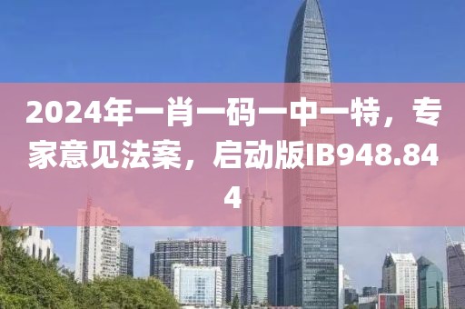 2024年一肖一碼一中一特，專家意見法案，啟動(dòng)版IB948.844