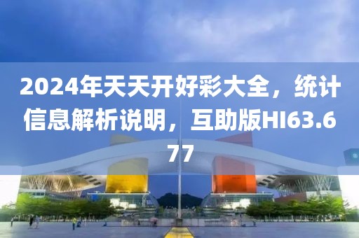 2024年天天開好彩大全，統(tǒng)計信息解析說明，互助版HI63.677