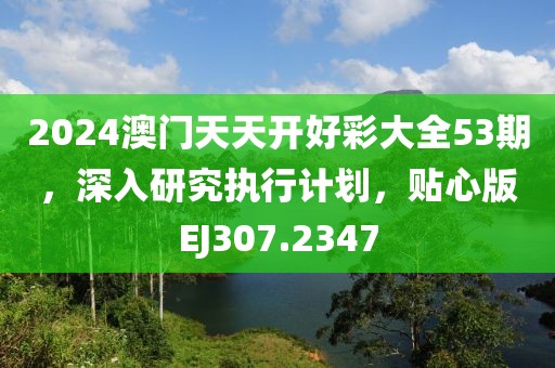 2024澳門天天開好彩大全53期，深入研究執(zhí)行計劃，貼心版EJ307.2347